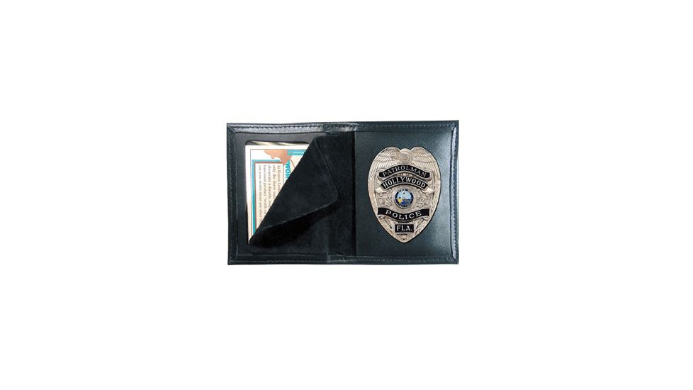 Boston Leather Book Style Badge Casesoft, Rec - 100-S-5012