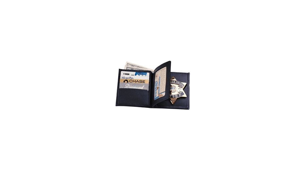 Boston Leather Bookstyle Wallt With Cc Slotreces - 175-S-CPDWB
