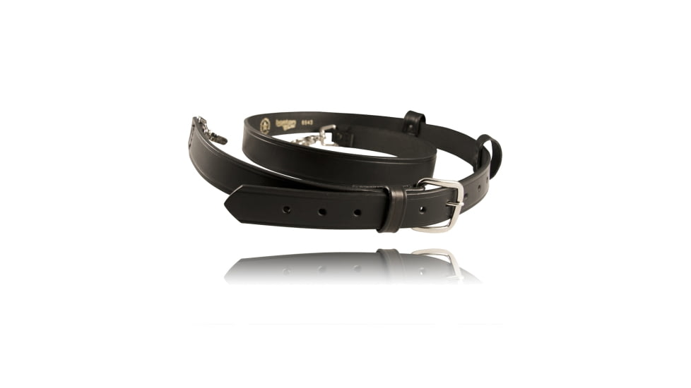 Boston Leather Firefighters Radio Strap - Original 1 1/4, Black - 6543-1-2X