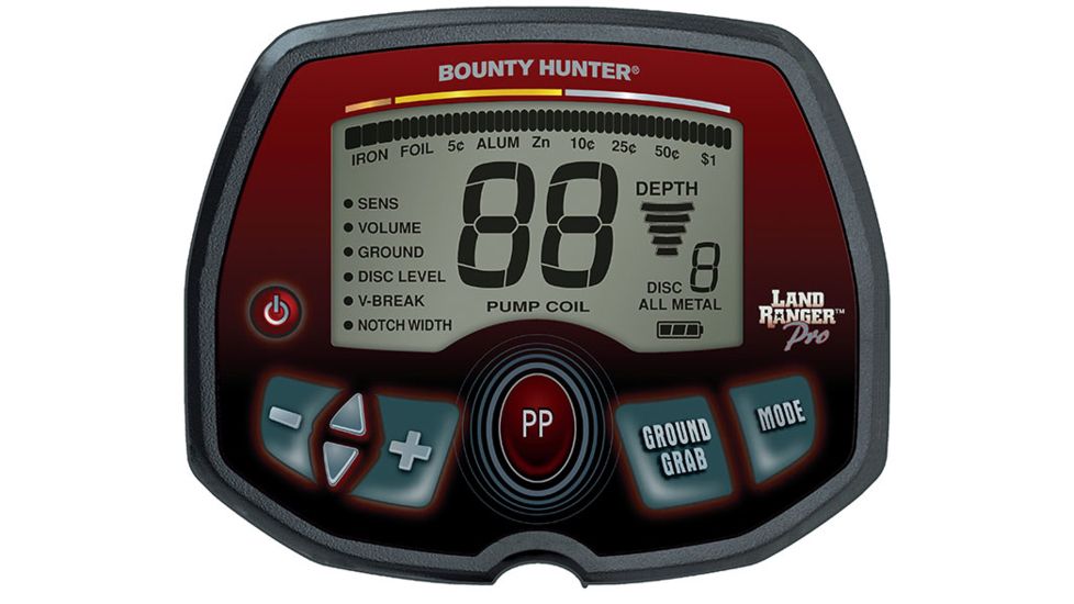 Bounty Hunter Land Ranger Pro Metal Detectors, Black PROLR