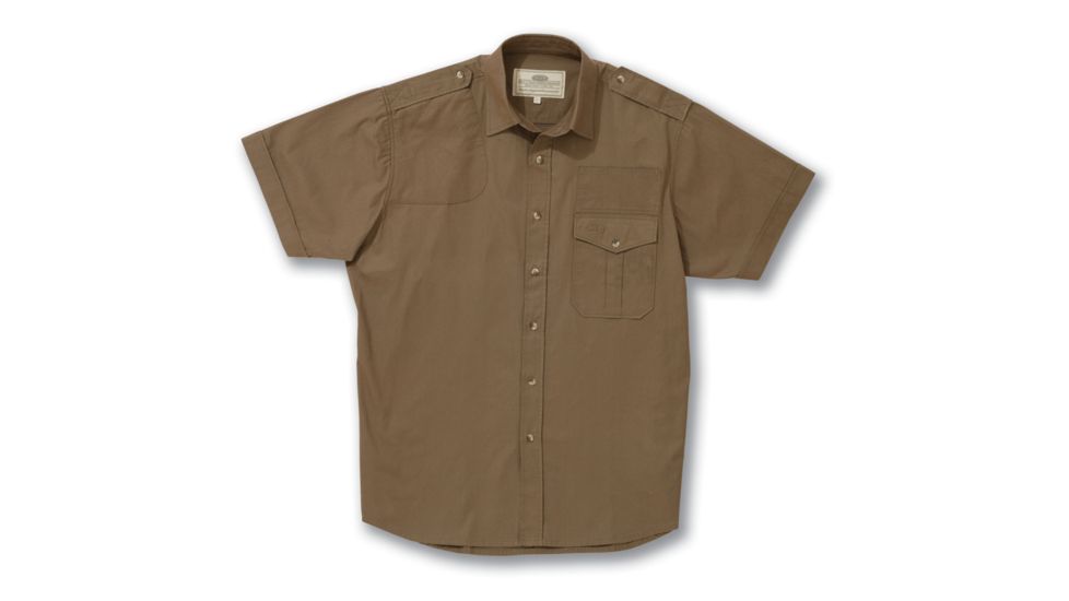Boyt Harness Dual Pad Short Sleeve Safari Shirt, Green, Medium, SA150 DUAL PAD SS GREEN M