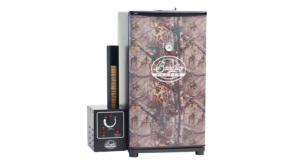 Bradley Smoker 4-rack Realtree Electric Smoker W/4jerky Racks