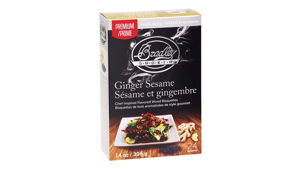 Bradley Smoker Ginger &amp; Sesame Bisquettes 24 Pack