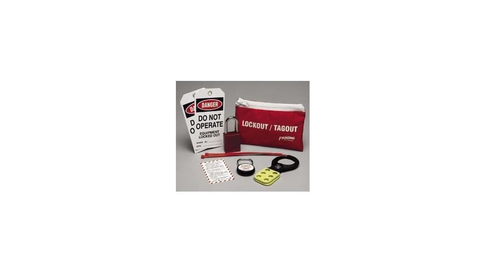 Brady Prinzing Lockout Belt Kit, Brady LK627E Standard Lockout Belt Pack