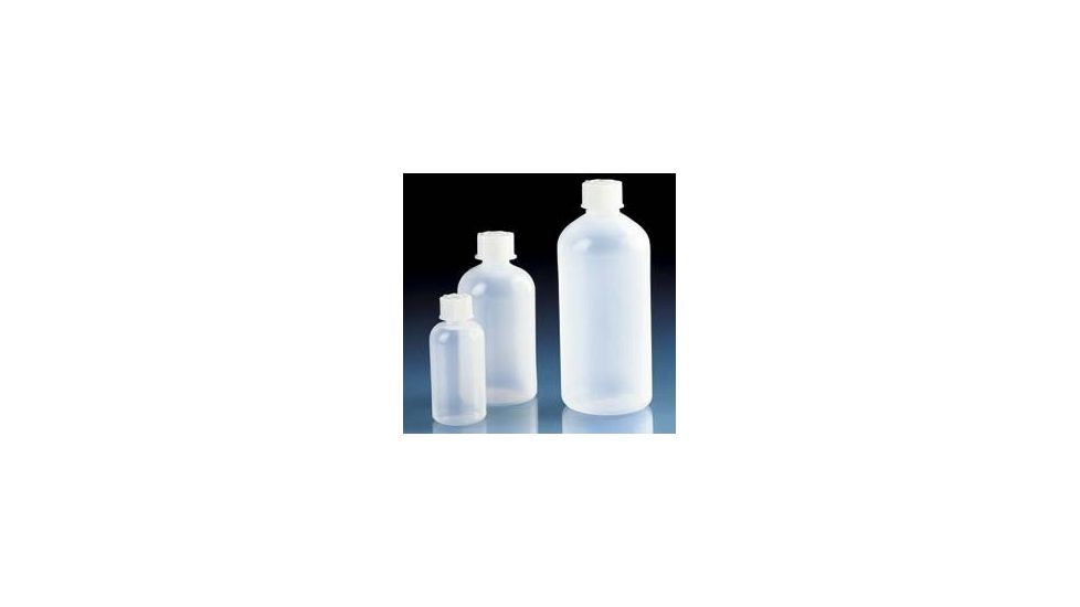 BrandTech Laboratory Bottles, Low-Density Polyethylene, Narrow Mouth, BrandTech V94589