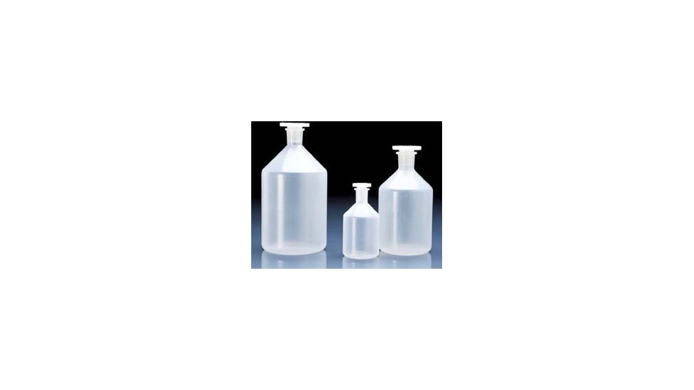 BrandTech Reagent Bottles with Stoppers, Polypropylene, Narrow Mouth, BrandTech V100394