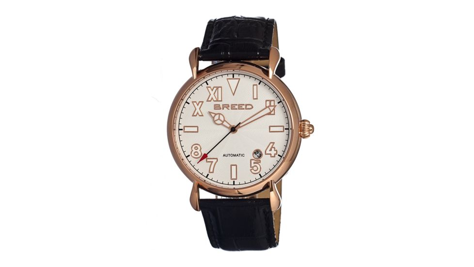 Breed 0202 Fairbanks Mens Watch, White BRD0202