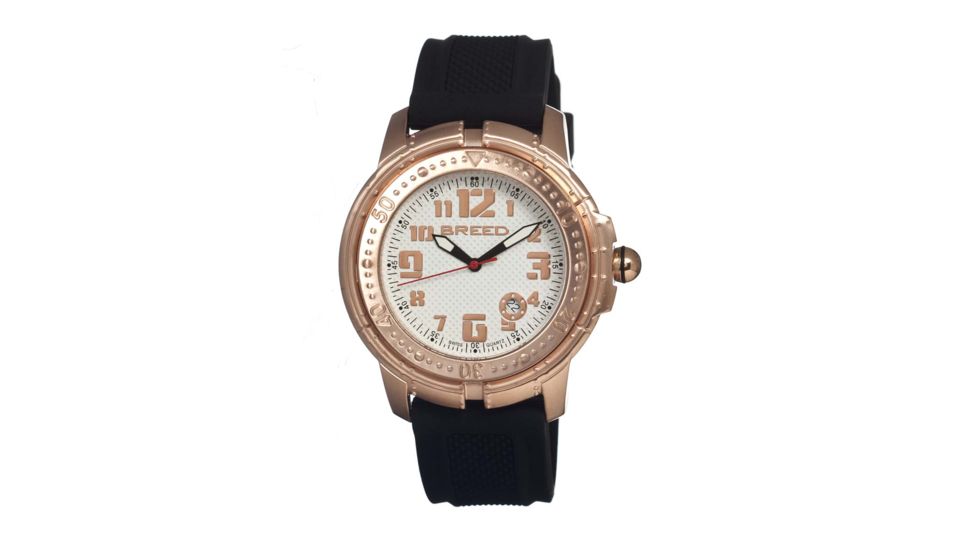 Breed 0903 Mach 1 Mens Watch, White BRD0903