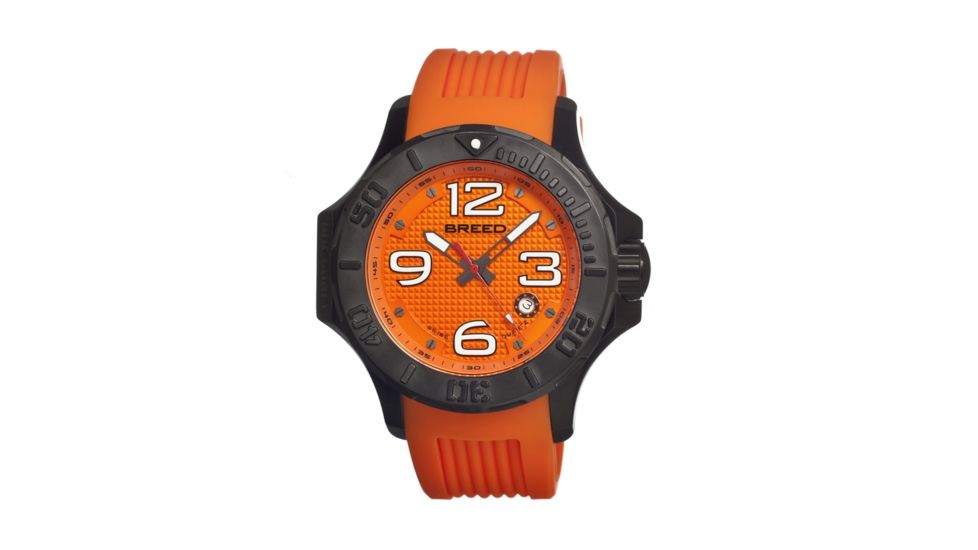 Breed 1803 Henry Mens Watch, Orange BRD1803