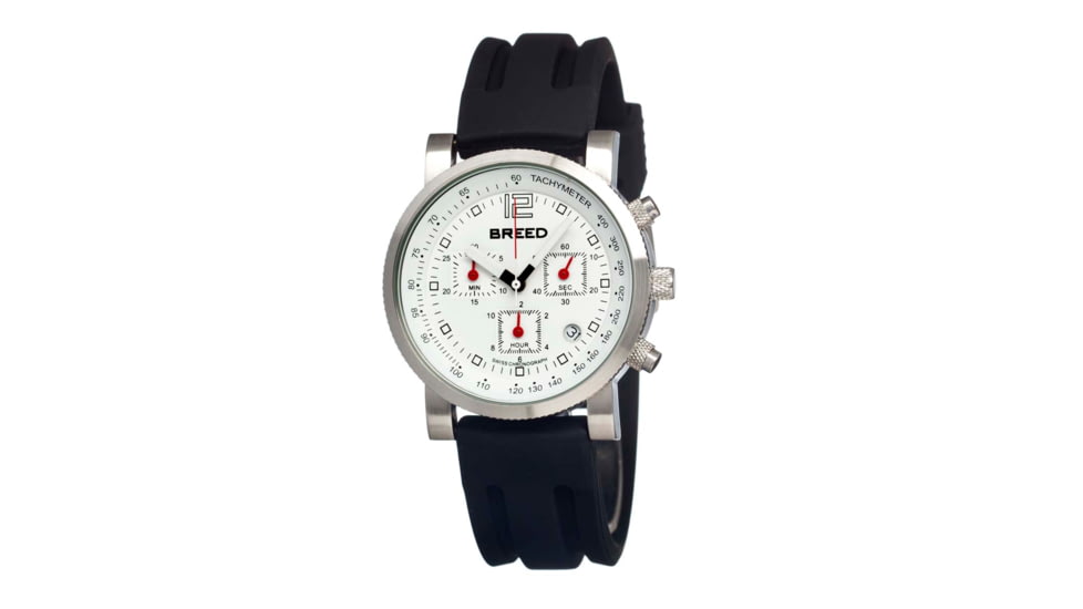 Breed 2601 Manning Mens Watch, White BRD2601