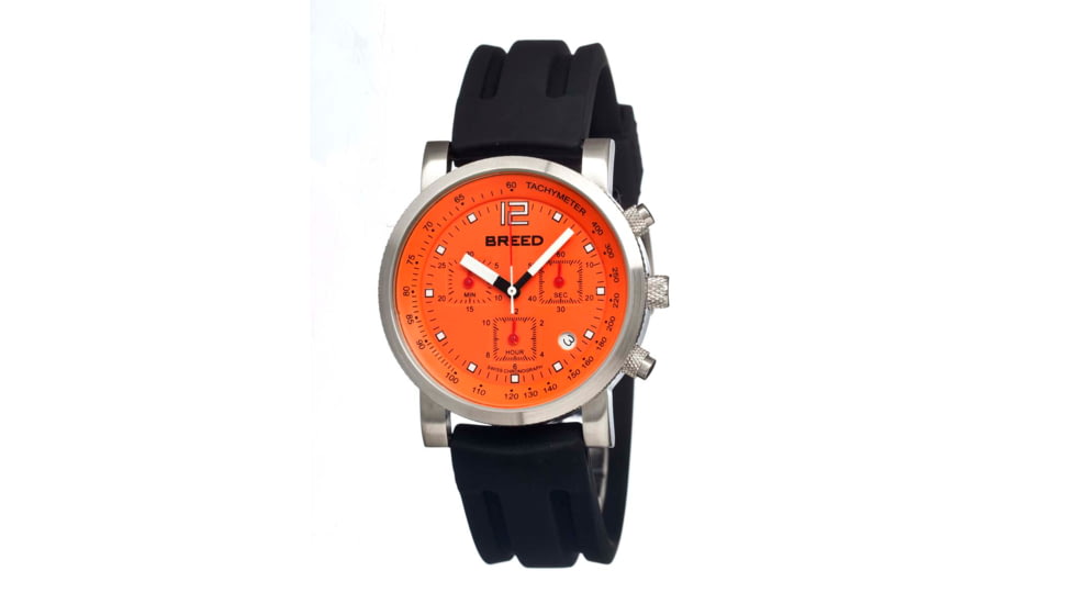 Breed 2604 Manning Mens Watch, Orange BRD2604