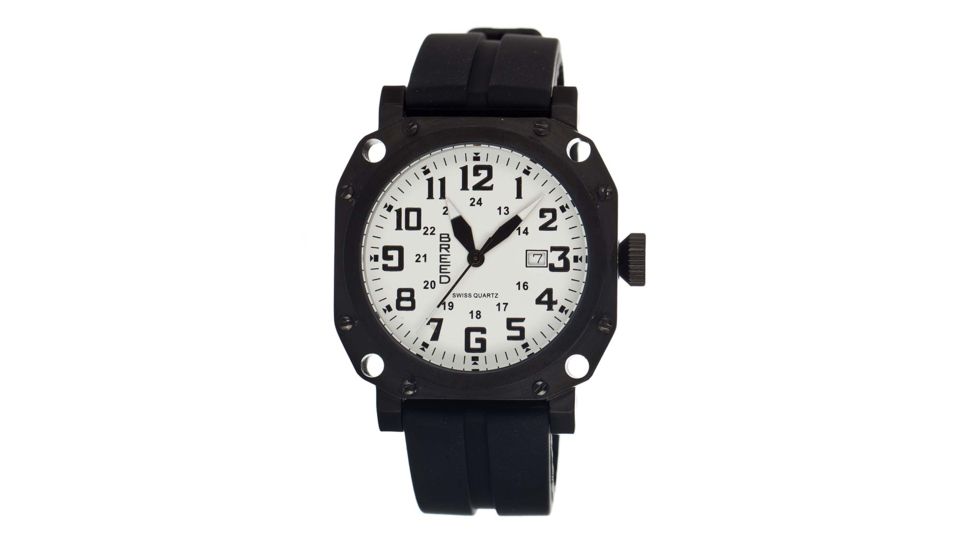 Breed 4003 Bravo Mens Watch, White BRD4003