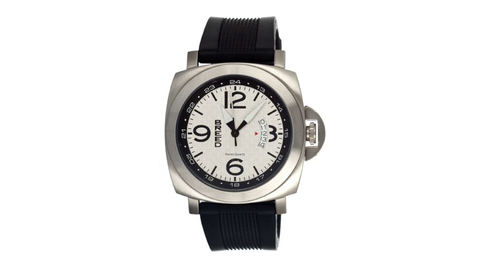 Breed 6001 Gunar Mens Watch, Silver BRD6001