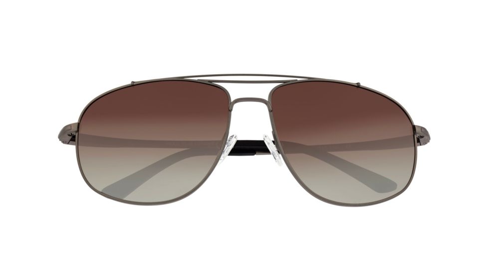 Breed Asteroid Sunglasses, Gunmetal Titanium Frame, Brown Polarized Lens, Gunmetal/Brown, One Size, BSG052GM