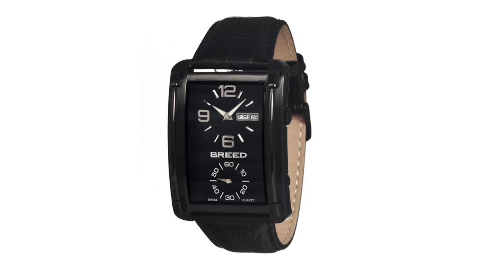 Breed Aston Swiss Mens Watch, Black Dial, 40mm Case Diameter BRD3805