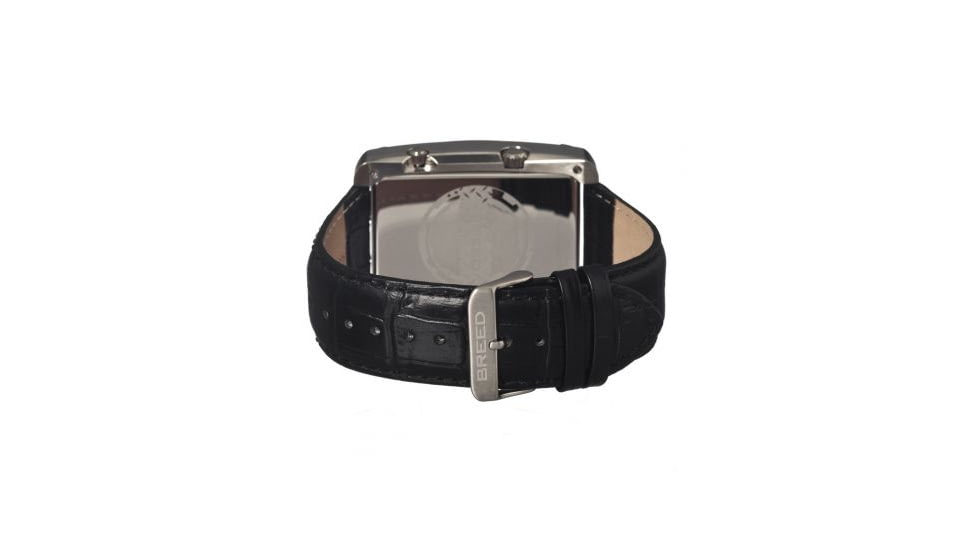 Breed Aston Swiss Mens Watch, Silver Dial, 40mm Case Diameter BRD3802