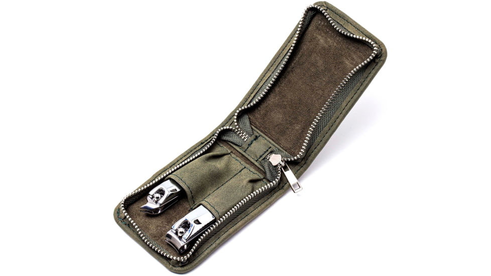 Breed Breed Dagger 2 Piece Surgical Steel Groom Kit, Green, One Size, BRDGRMKIT2