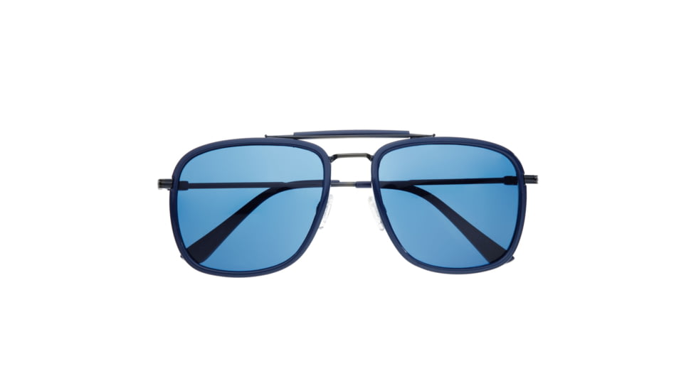 Breed Flyer Polarized Sunglasses - Mens, Navy Frame, Blue Lens, Navy/Blue, One Size, BSG068C4