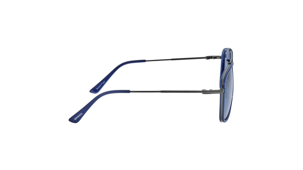 Breed Flyer Polarized Sunglasses - Mens, Navy Frame, Blue Lens, Navy/Blue, One Size, BSG068C4