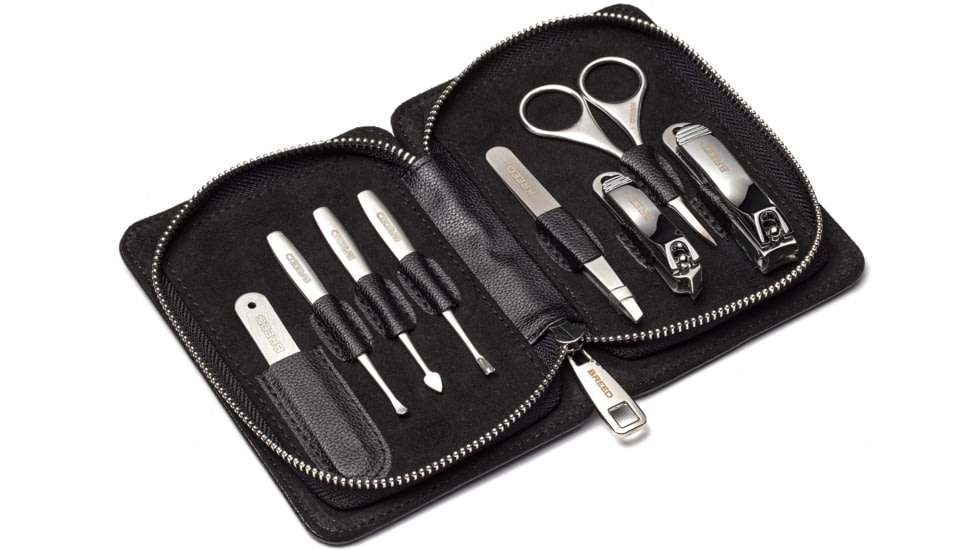 Breed Katana 8 Piece Surgical Steel Groom Kit, Black, One Size, BRDGRMKIT-BK