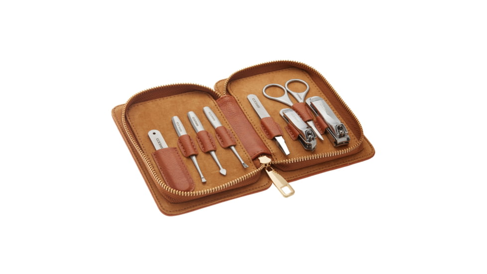 Breed Katana 8 Piece Surgical Steel Groom Kit, Camel, One Size, BRDGRMKIT-CML