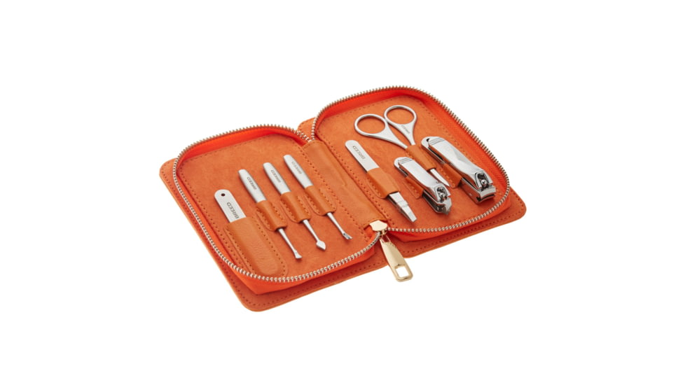 Breed Katana 8 Piece Surgical Steel Groom Kit, Orange, One Size, BRDGRMKIT-ORG