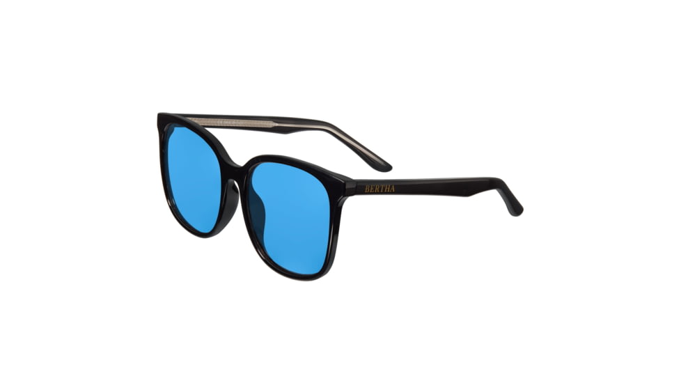 Breed Linux Polarized Sunglasses - Mens, Black Frame, Blue Lens, Black/Blue, One Size, BSG066C9