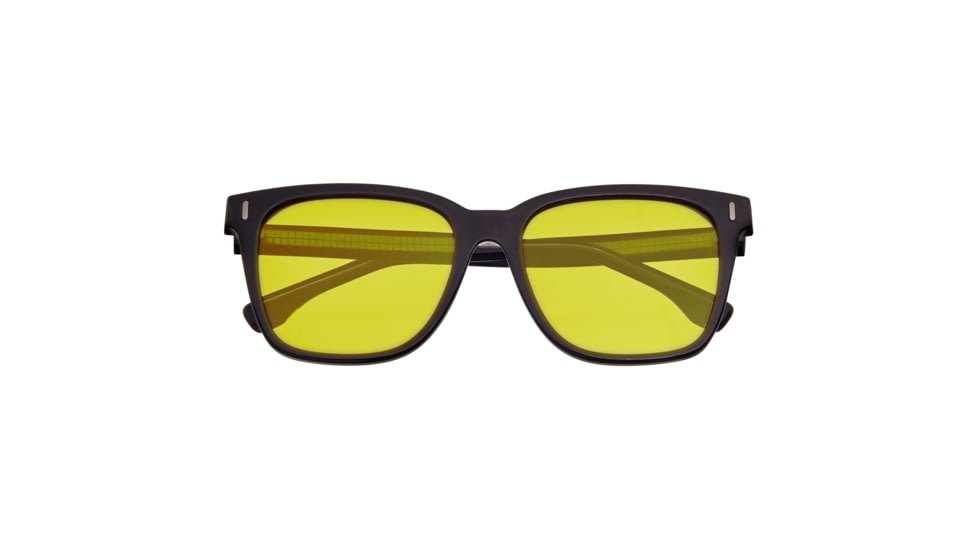 Breed Linux Polarized Sunglasses - Mens, Black Frame, Yellow Lens, Black/Yellow, One Size, BSG066C8