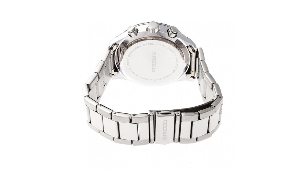 Breed Maverick Mens Watch, Black / Silver BRD7501