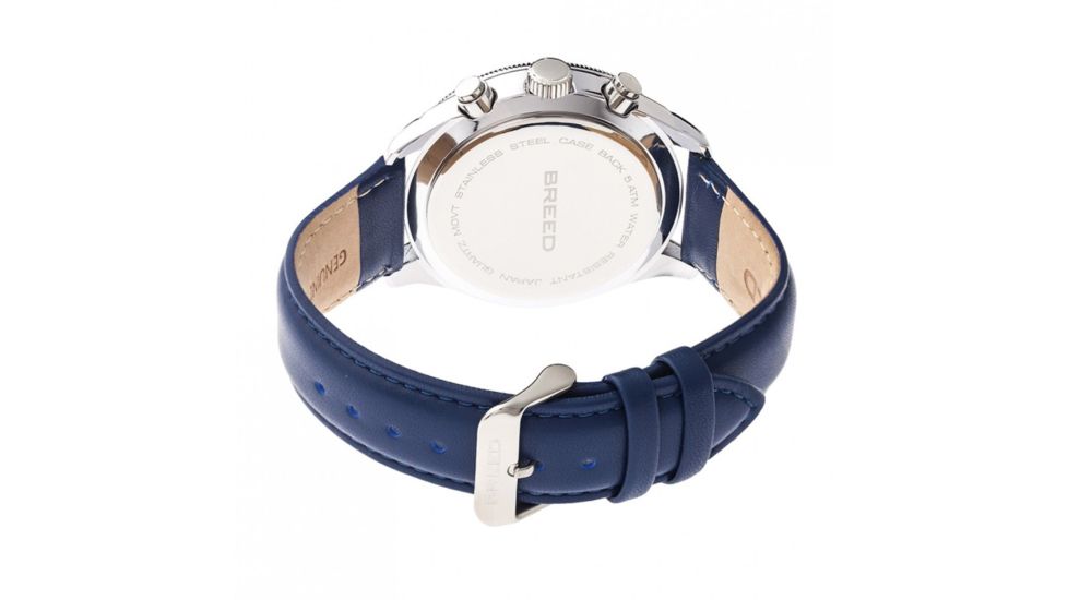 Breed Maverick Mens Watch, Black / Blue BRD7504