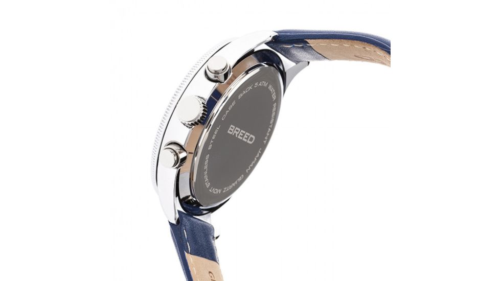 Breed Maverick Mens Watch, Black / Blue BRD7504