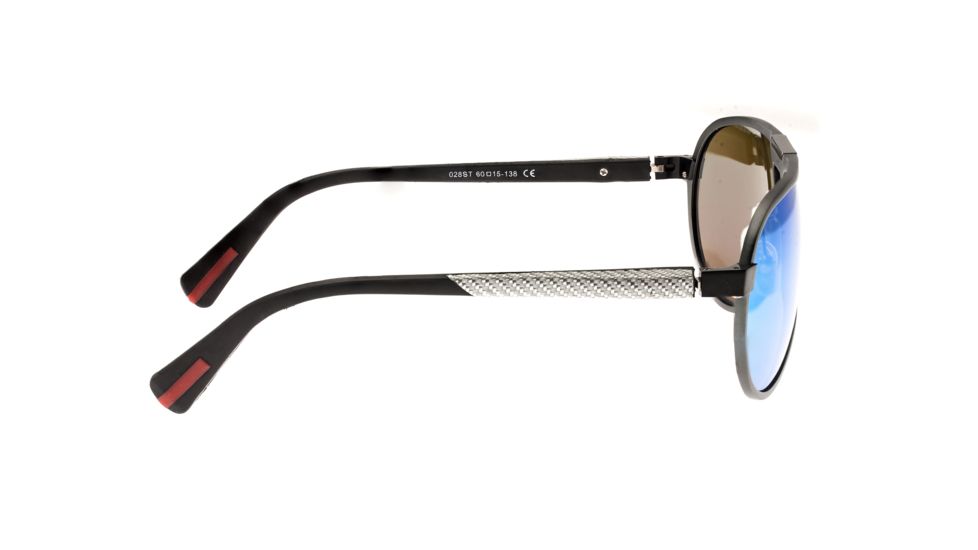 Breed Octans Sunglasses, Gunmetal Titanium, Green Lens BSG028ST