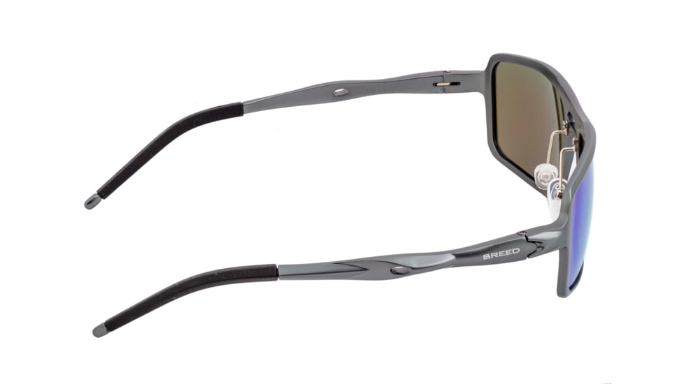 Breed Orpheus Polarized Sunglasses - Men's, Gunmetal/Blue, One Size, BSG062BL