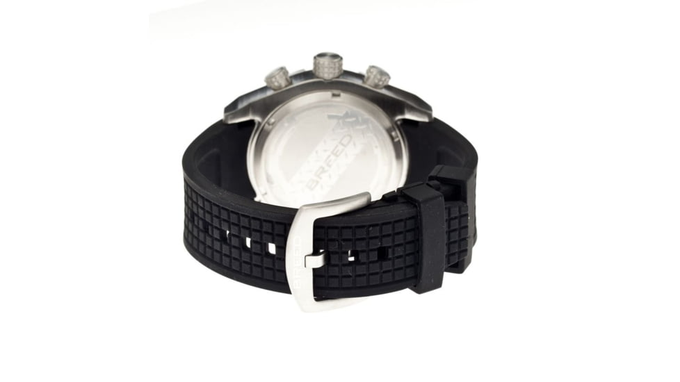 Breed Saturn Collection Mens Sport Watch, Black Dial, Black BRD6602
