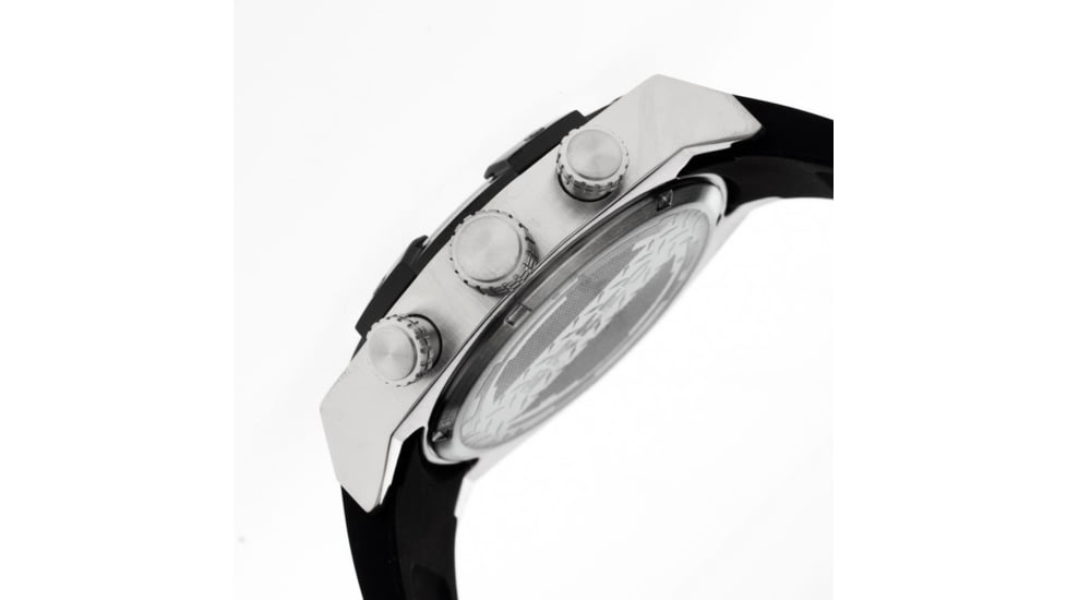 Breed Saturn Collection Mens Sport Watch, White Dial, Black BRD6601