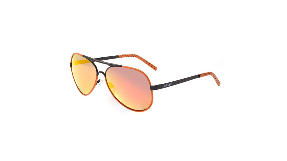 Breed Sunglasses Genesis Sunglasses, Black / Red-Yellow BSG046BK