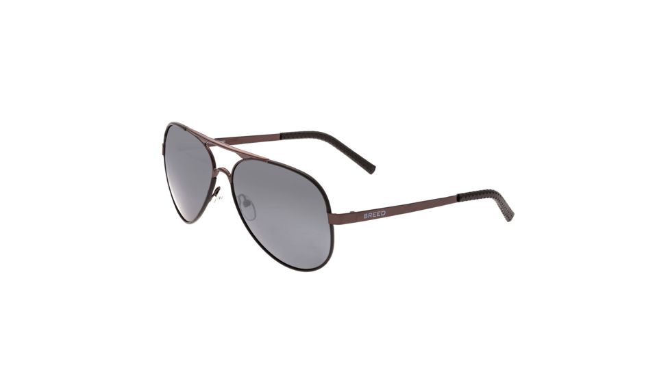 Breed Sunglasses Genesis Sunglasses, Brown / Black BSG046BN