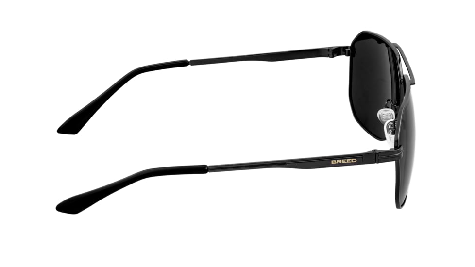 Breed Sunglasses Norma Polarized Sunglasses - Men's, Black/Black, One Size, BSG064BK