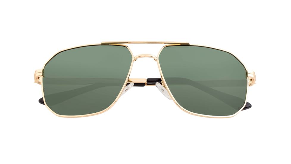 Breed Sunglasses Norma Polarized Sunglasses - Men's, Gold/Black, One Size, BSG064GD