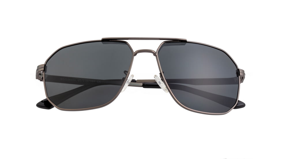 Breed Sunglasses Norma Polarized Sunglasses - Men's, Gunmetal/Black, One Size, BSG064SL