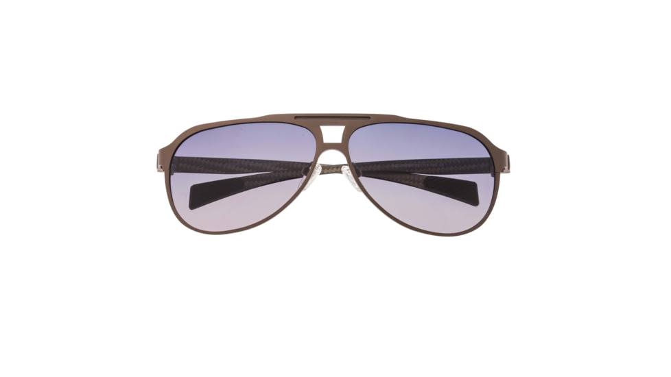 Breed Titanium and Carbon Fiber Polarized Sunglasses, Brown/Purple, BSG006CP, Brown/Purple, One Size, BSG006CP