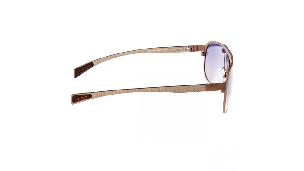 Breed Titanium and Carbon Fiber Polarized Sunglasses, Brown/Purple, BSG006CP, Brown/Purple, One Size, BSG006CP
