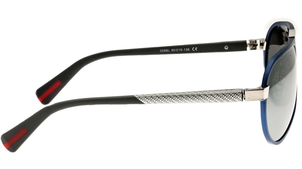 Breed Titanium Polarized Sunglasses, Blue/Black, BSG028BL, Blue/Black, One Size, BSG028BL