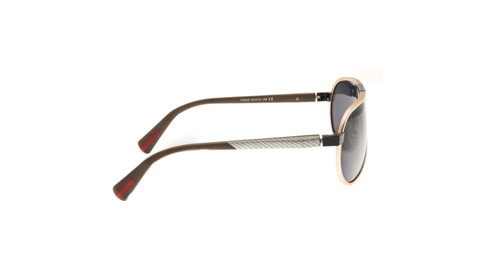 Breed Titanium Polarized Sunglasses, Gold/Black, BSG028GD, Gold/Black, One Size, BSG028GD