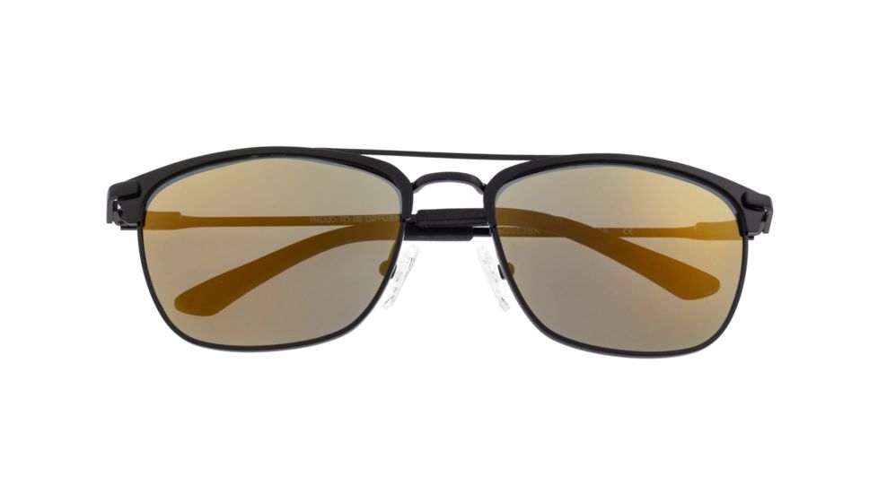 Breed Zodiac Sunglasses, Black Titanium Frame, Bronze Polarized Lens, Black/Bronze, One Size, BSG053BK