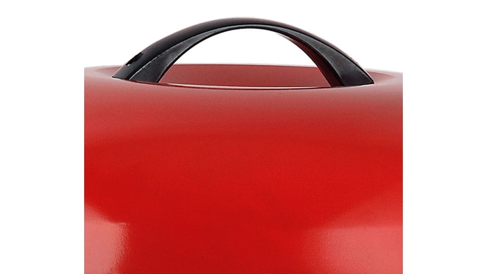 BRENTWOOD Portable Charcoal BBQ Grill with Wheels, Red, 17, BB-1701