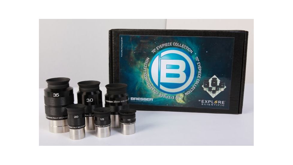 Bresser 70 degree 6pc Eyepiece Set BR-EP70SET-00