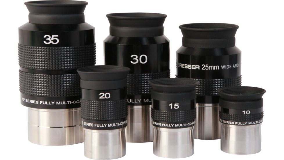 Bresser 70 degree 6pc Eyepiece Set BR-EP70SET-00