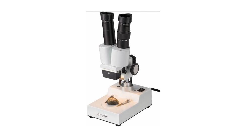 Bresser Biorit ICD 2x Stereo Microscope w/10x Eyepieces, 5802500