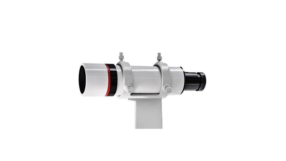 Bresser Messier AR-152S/760 f/5 Optical Tube Telescope Package w/ 760mm Focal , 2in Rack  Pinion Focuser, 8x50 Straight-through Finder,   26mm Super Plossl Eyepiece,  Mounting Rings BR-AR152760